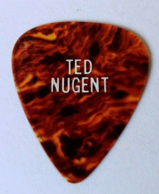 Vintage Ted Nugent Guitar Player Seattle Concert Stage Guitar Pick