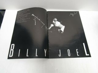 1982 Billy Joel - The Hero Signed Autographed Japan Tour Program 5