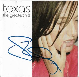 Sharleen Spiteri Autograph Texas Greatest Hits Hand Signed Cd Cover