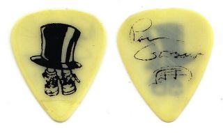 Vintage Mr.  Big Paul Gilbert Signature Yellow Guitar Pick - 1980s Tours