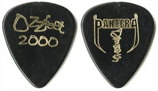 Pantera Dimebag Darrell Abbott Authentic 2000 Ozzfest Tour Signature Guitar Pick