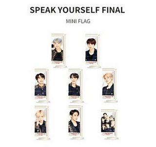 Bts World Tour Speak Yourself {the Final} Official Md/goods: Mini Flag