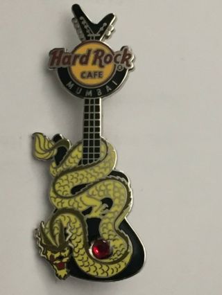 Hard Rock Cafe Pin Mumbai Dragon Guitar Series