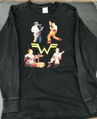 Rare 2001 Weezer Corporate Sell - Out Tour Long Sleeve T Tee Shirt Mens Large