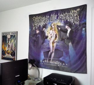 Cradle Of Filth Cryptoriana Huge 4x4 Banner Fabric Poster Tapestry Album Cd Flag