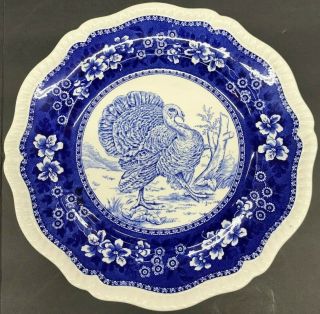 Vintage Copeland Spode Game Bird Plate (turkey No.  12) 10 1/2 " England,  Ex.  Minty