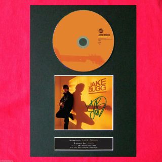 Jake Bugg Shangri La Album Signed Cd Cover Mounted A4 Autograph Print (47)