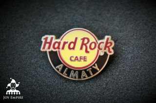 Hard Rock Cafe Almaty Kazakhstan Classic Logo Pin 2014