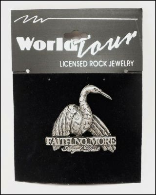 Faith No More 1992 Angel Dust Die Cast Pin Badge Brockum Starline