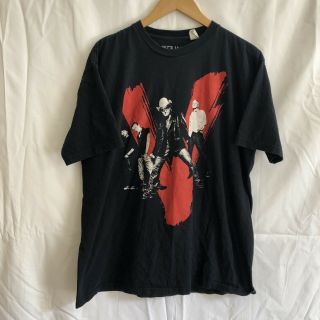 U2 Vertigo Tour Band T - Shirt Mens Xl Edun Black Cotton 2005 Bono Concert Tee