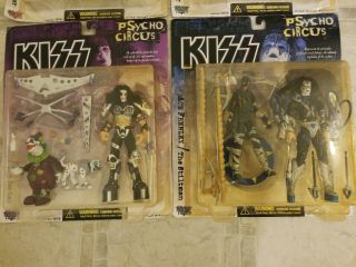 KISS PSYCHO CIRCUS FIGURES SET OF 4 NIB 1998.  All in boxes. 3