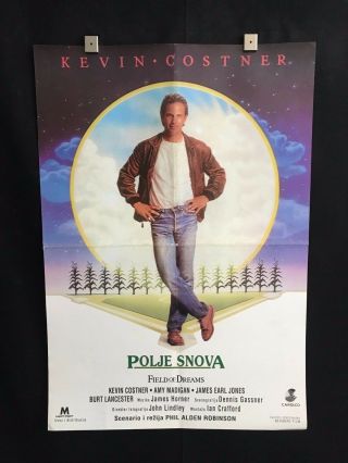 Field Of Dreams 1989 French Movie Poster One Sheet Kevin Costner Baseball Sox