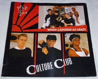 Culture Club Japan Tour 1983 Program Book When Cameras Go Crazy Programme