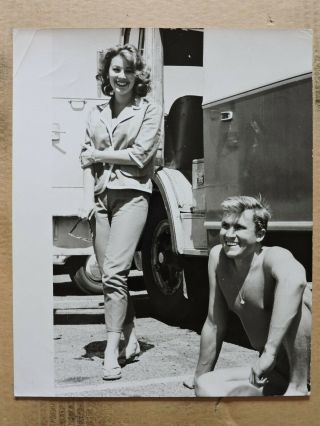 Jill St John With Lance Reventlow Candid Photo By Ken Parker 1960 