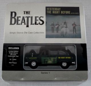Beatles The Night Before Die Cast Collectible Series 1 Xl Shirt & Wall Plaque