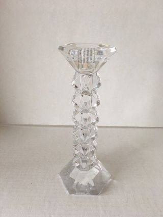 Exquisite Waterford Crystal Illuminology Diama 8 " Candlestick Holder