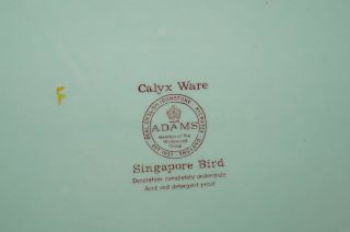 Adams Singapore Bird Large Serving Platter,  14 1/2 