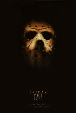 Friday The 13th (2009) Movie Poster Advance - Single - Sided - Rolled