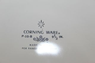 Vintage Corning Ware Blue Cornflower P - 10 - B 10 