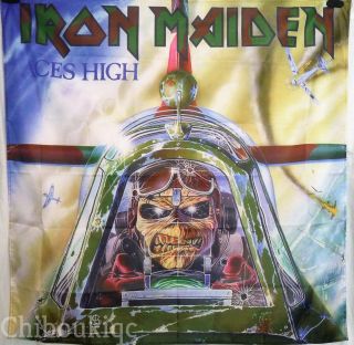 IRON MAIDEN Aces High HUGE BANNER fabric poster tapestry flag cd album eddie 2