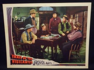 Trail Of The Vigilantes 1940 Lobby Card Fine Western Broderick Crawford