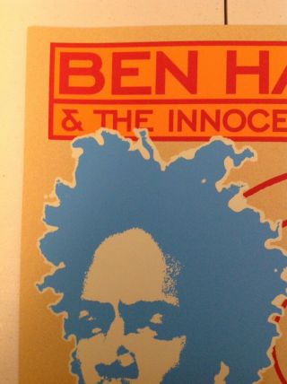 Ben Harper And The Innocent Criminals Poster Print West Coast Tan Version 1999 5