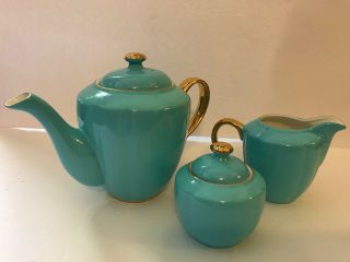 Grace’s Teaware Teapot,  Creamer & Sugar Bowl Set Robin 