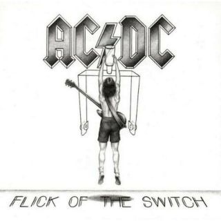 Ac/dc Flick Of The Switch Banner Huge 4x4 Ft Fabric Poster Tapestry Flag Art