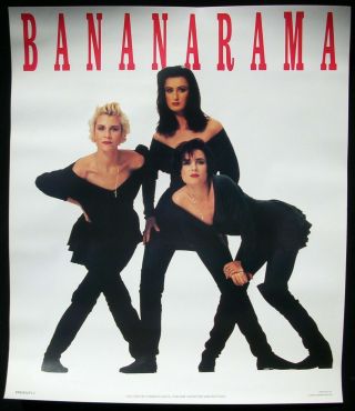 Bananarama Greatest Hits Promo Poster - 1988.