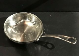 Princess House 6” Heritage Sauce Pan With Lid 18/10 Stainless Steel Induction