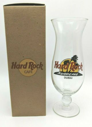 Hard Rock Cafe Hurricane Glass Dubai