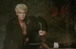 Billy Idol 1984 Poster Vintage Old Stock.