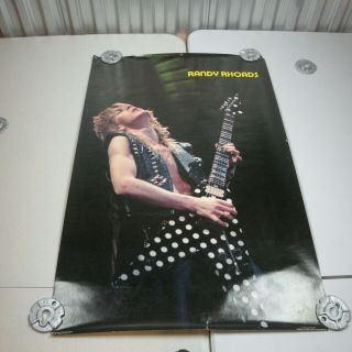 Vintage Rare 1985 Randy Rhodes/ozzy Osbourne Funky Poster