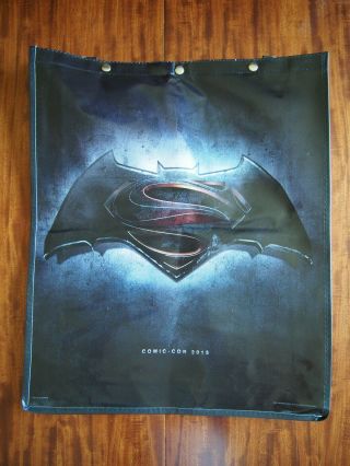 Sdcc 2015 - Bvs Batman Vs Superman - Warner Bros Promotional Tote / Swag Bag