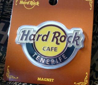 Hard Rock Cafe Tenerife Hrc • Core Logo Magnet • On Card • No Opener