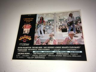 Sgt Peppers Lonely Hearts Band Movie Lobby Card Poster Bee Gees Rock N Roll