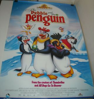 Rolled 1995 The Pebble And The Penguin Video Promo Movie Poster Don Bluth