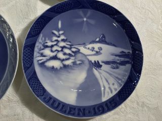 Royal Copenhagen Christmas Plate 1915 Reserved For Takaaki Only