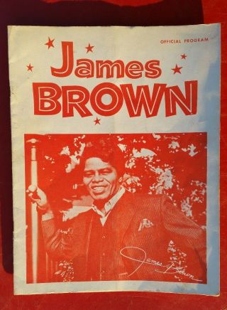 James Brown Us Tour Program 1966 Rare Guide
