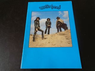 Motorhead Ace Up Your Sleeve 1980 Uk Tour Programme