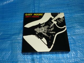 Gary Moore Dirty Fingers Empty Promo Box Japan For Mini Lp Shm Cd (box Only)