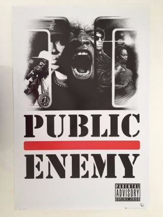 Public Enemy,  By Paul Stone,  Authentic 2007 Poster