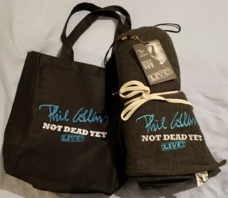 Phil Collins - Not Dead Yet Tour - Gift Bag,  Fleece Blanket And Vip Laminate