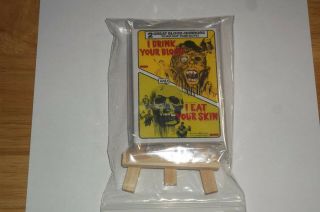Little Box Of Horrors I Drink Your Blood/i Eat Your Skin Mini Canvas W/easel