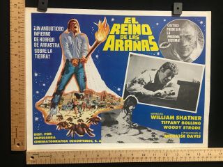 1977 The Kingdom of the Spiders William Shatner Authentic MEXICAN LOBBY CAR - A448 4