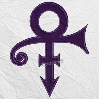 Prince Love Symbol Purple Logo Embroidered Big Patch Rogers Nelson Rain Pop Rock