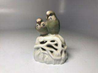 Rosenthal Germany Hand Painted Porcelain Bird Figurine Parakeets