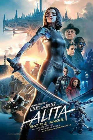 Alita 2019 Official 27x40 D/s Movie Poster