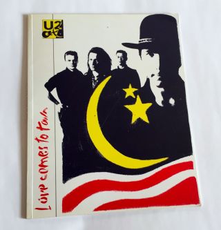 U2 Love Comes To Town World Tour 1989 Concert Program Book Bono Edge