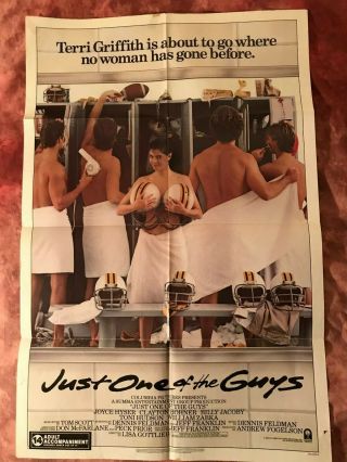 Just One Of The Guys Joyce Hyser 1985 1 Sheet Movie Poster 27 X 41